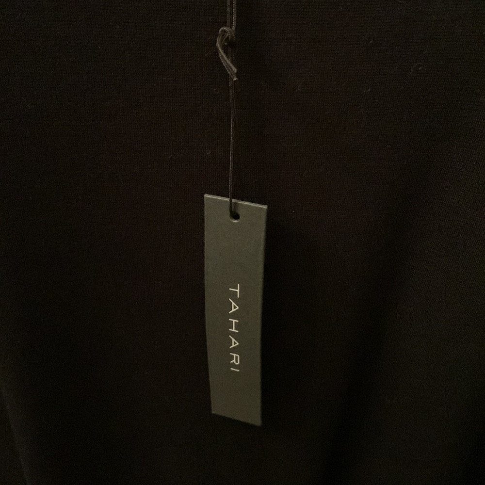 Black long sleeve dress, new with tags. Size medium. Tahari brand - Picture 4 of 7